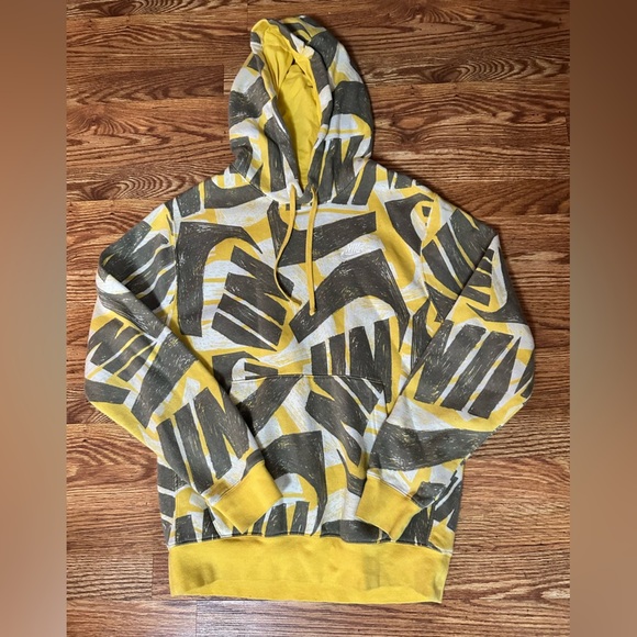 Nike Swoosh All Over Print Men's Hoodie Size Small - Picture 6 of 8